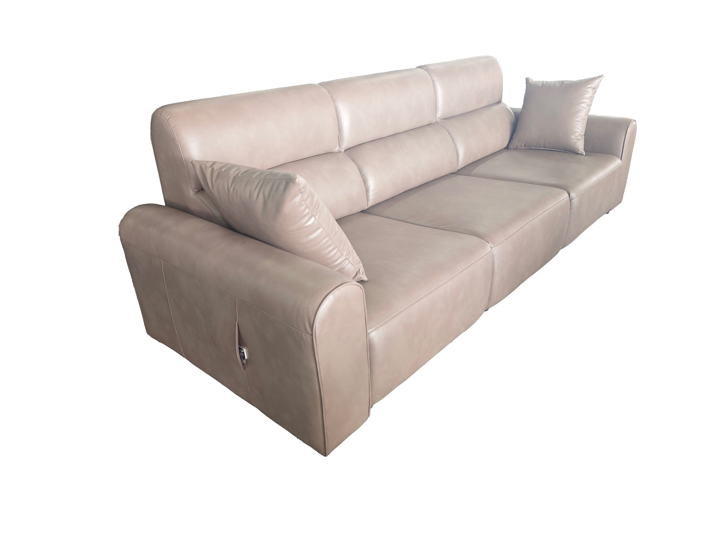 Conway Electric Sofabed Coffee Fabric 3 Seater Sofa