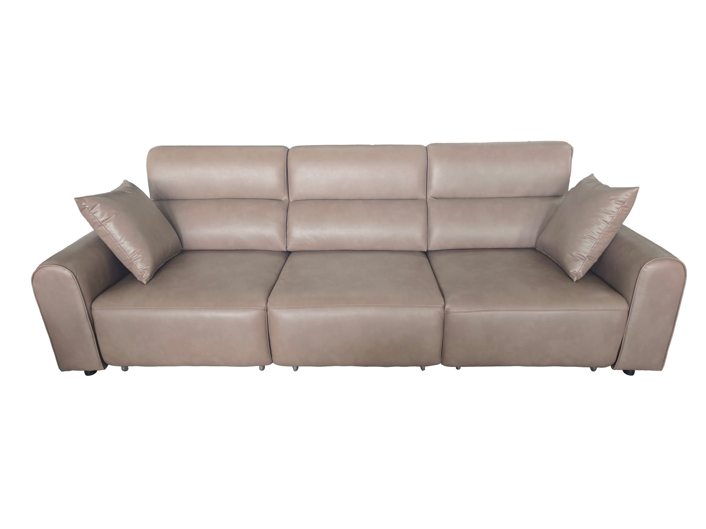 Conway Electric Sofabed Coffee Fabric 3 Seater Sofa