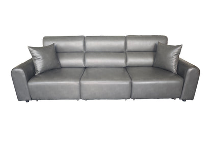 Conway Electric Sofabed Grey Fabric 3 Seater Sofa