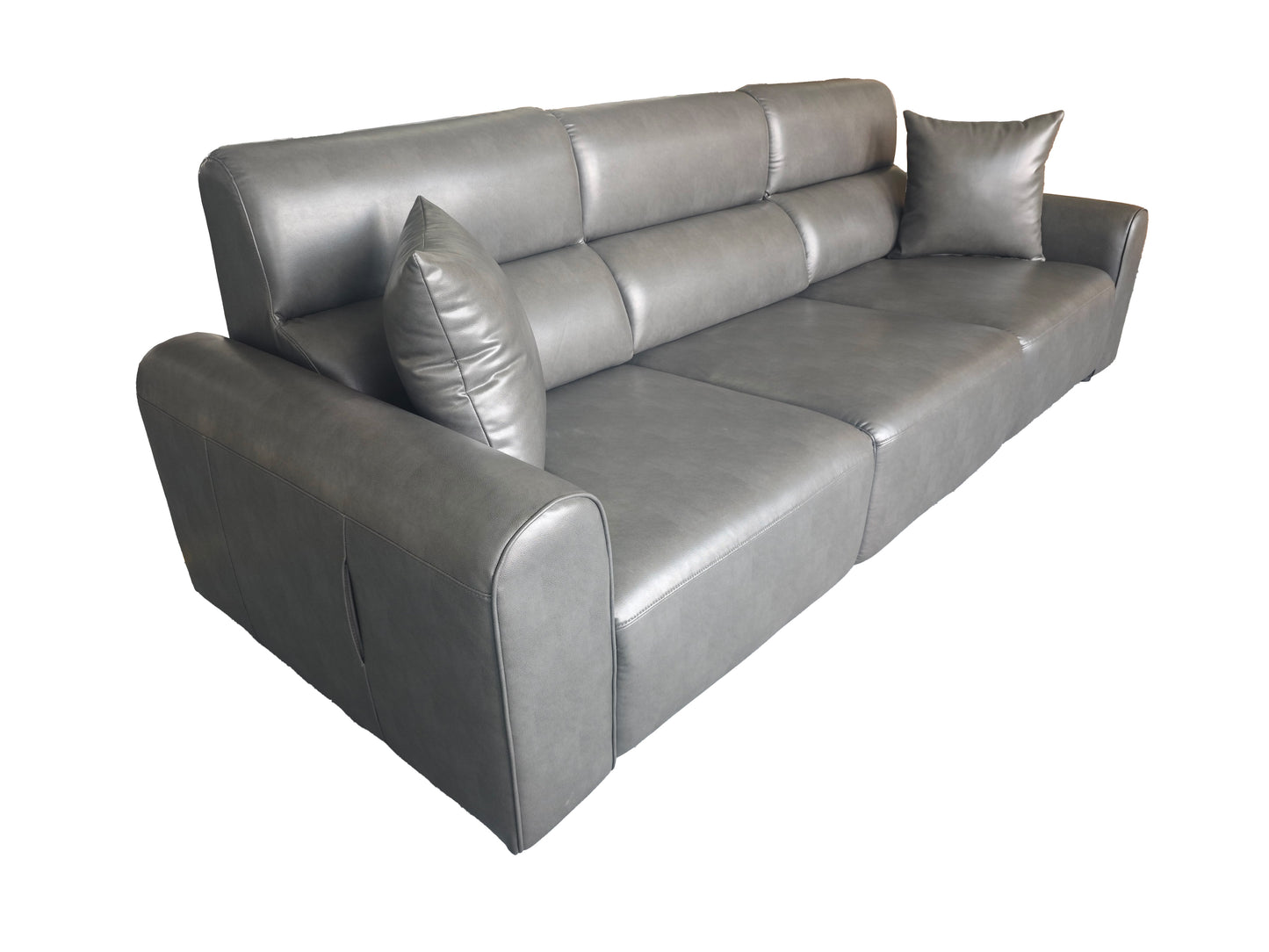 Conway Electric Sofabed Grey Fabric 3 Seater Sofa