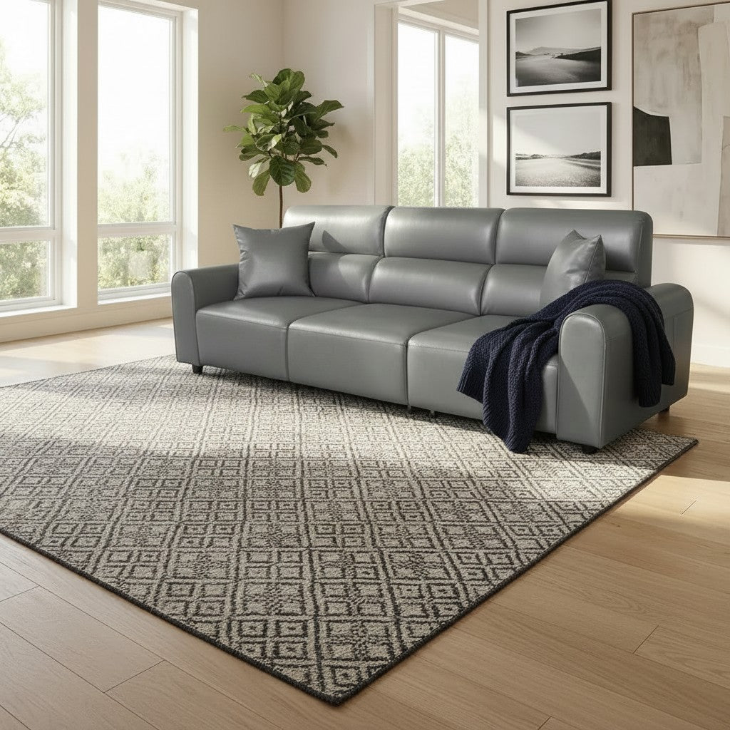 Conway Electric Sofabed Grey Fabric 3 Seater Sofa