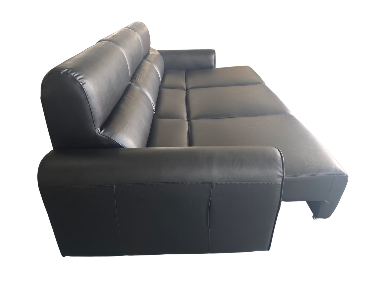 Conway Electric Sofabed Black Fabric 3 Seater Sofa