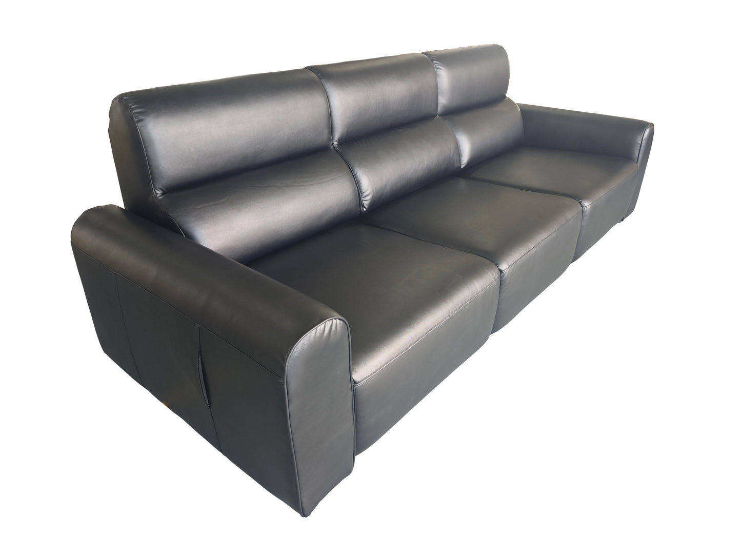Conway Electric Sofabed Black Fabric 3 Seater Sofa