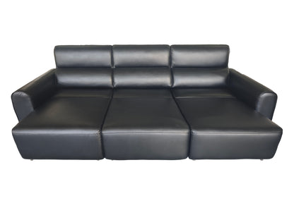 Conway Electric Sofabed Black Fabric 3 Seater Sofa