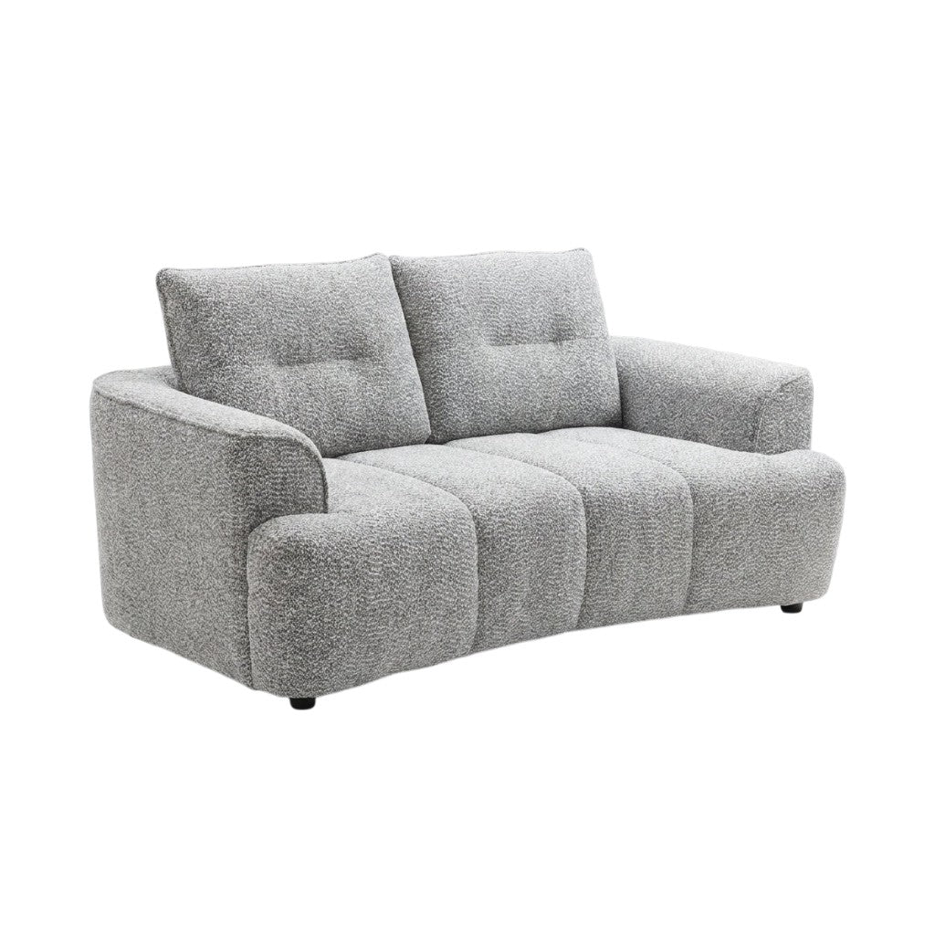 Cordova Grey Fabric 2 Seater Sofa