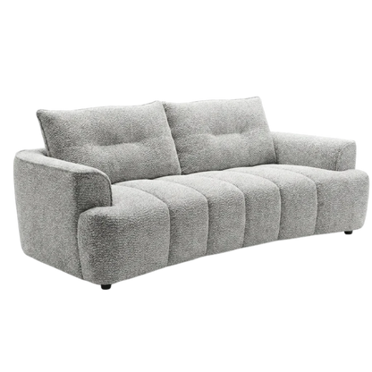 Cordova Grey Fabric 3 Seater Sofa