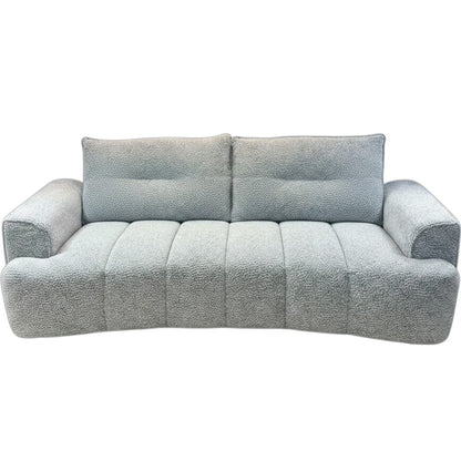 Cordova Grey Fabric 3 Seater Sofa