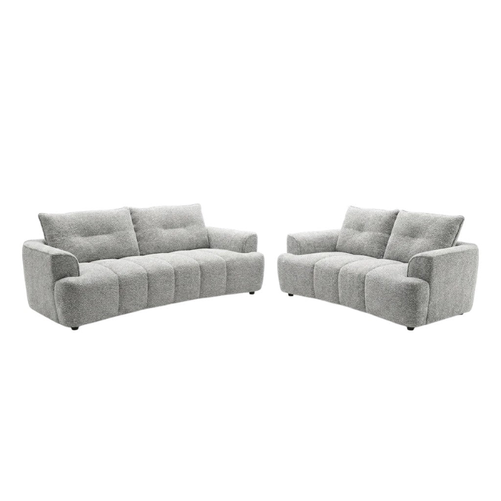 Cordova Grey Fabric 3+2 Sofa Suite