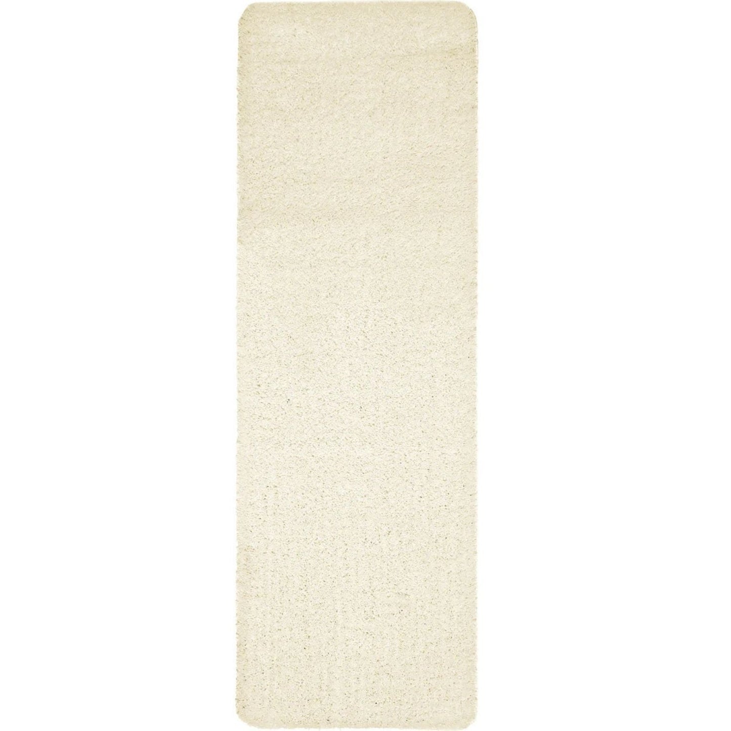 Washable Ghost Ivory Shaggy Rug
