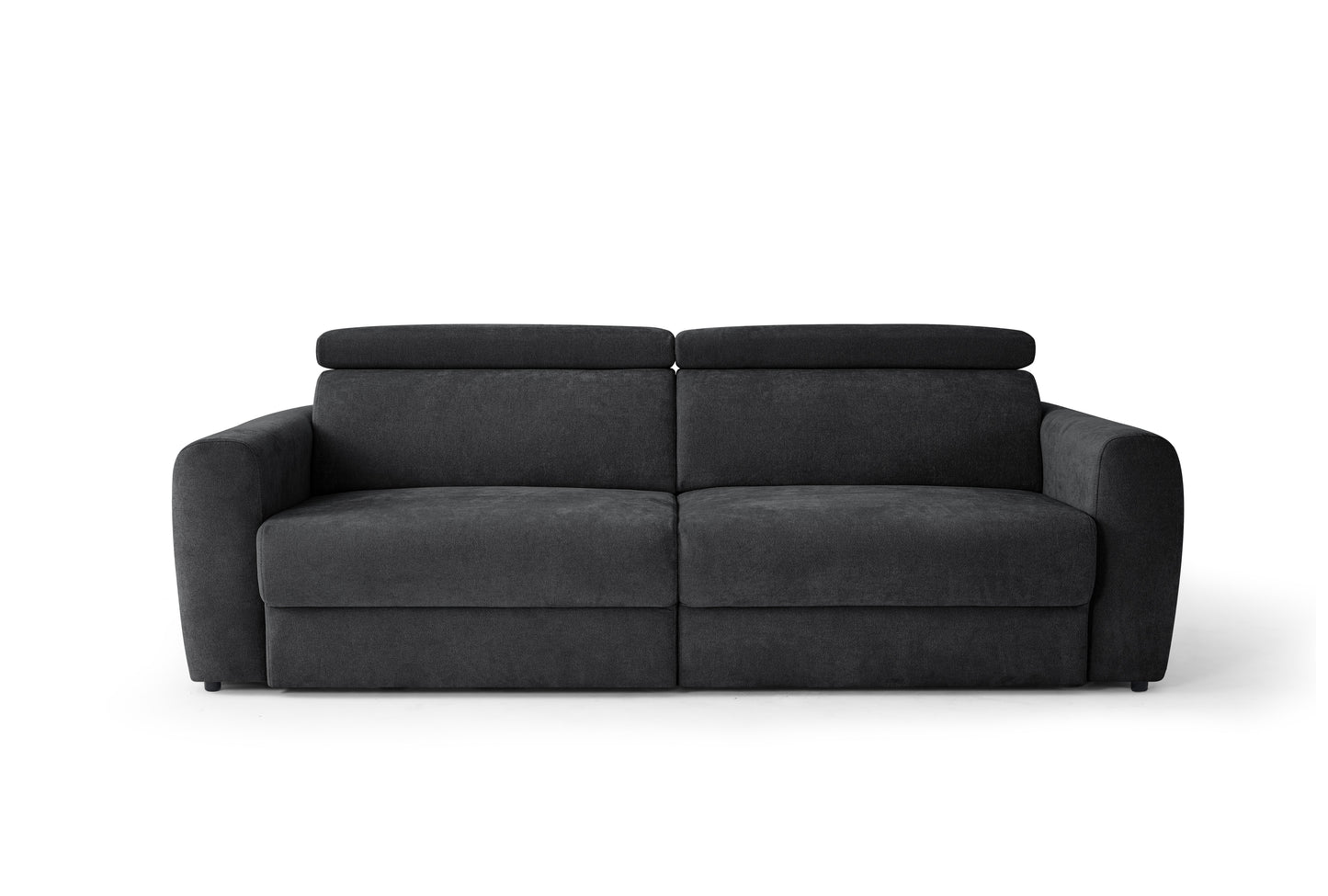 Dakota Electric Sofabed Black Fabric 3 Seater Sofa