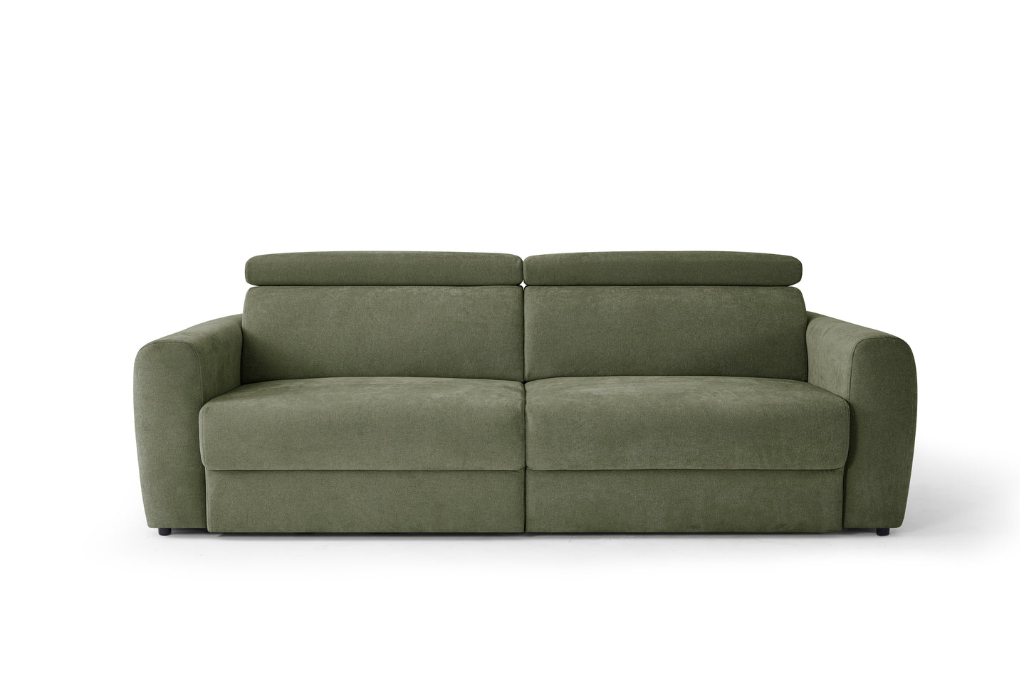 Dakota Electric Sofabed Green Fabric 3 Seater Sofa