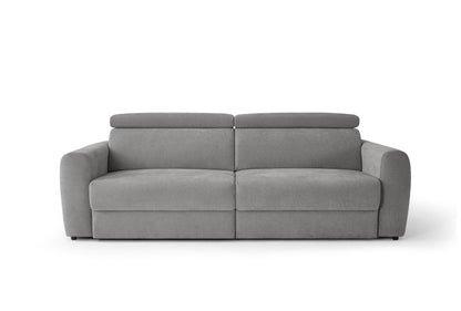 Dakota Electric Sofabed Grey Fabric 3 Seater Sofa
