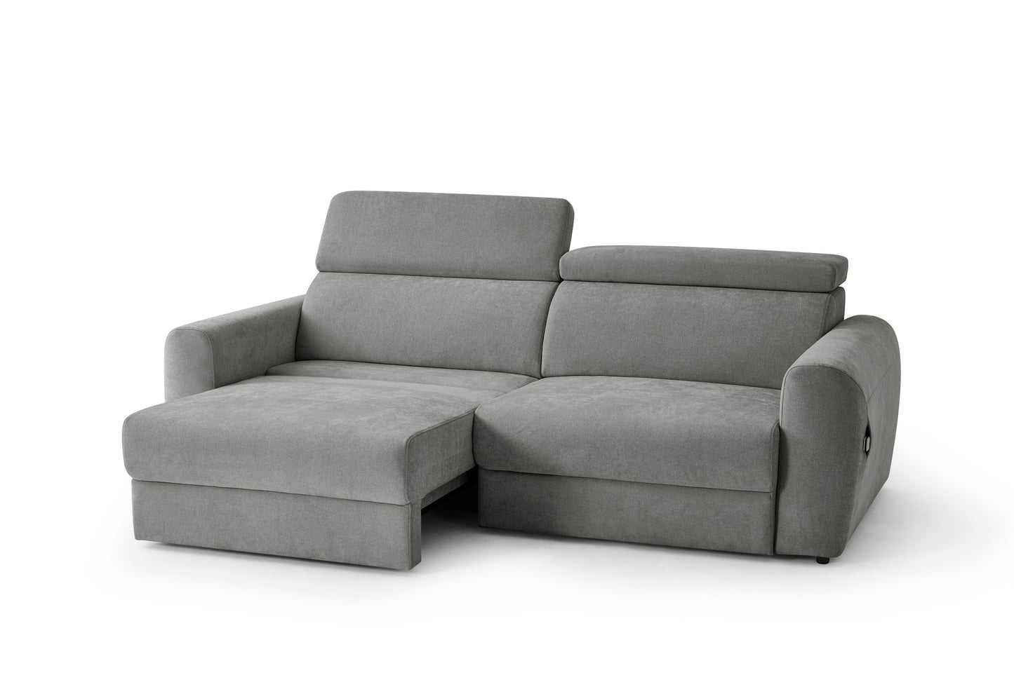 Dakota Electric Sofabed Grey Fabric 3 Seater Sofa
