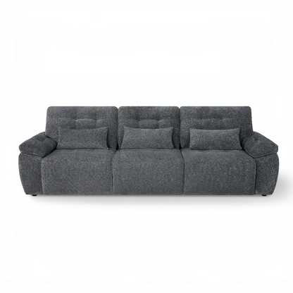 Dallas Electric Sofabed Grey Fabric 3 Seater Sofa
