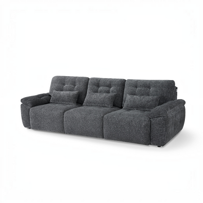 Dallas Electric Sofabed Grey Fabric 3 Seater Sofa