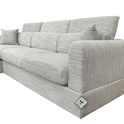 Dexter Grey Fabric Universal Storage Corner Sofa