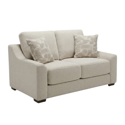 Douglas Beige Fabric 2 Seater Sofa
