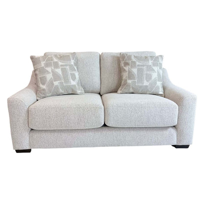 Douglas Beige Fabric 2 Seater Sofa