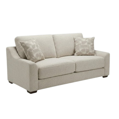 Douglas Beige Fabric 3 Seater Sofa