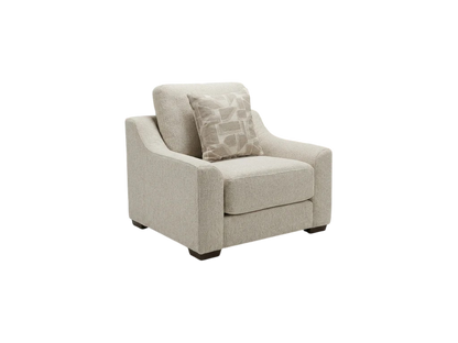 Douglas Beige Fabric Armchair