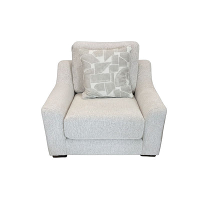 Douglas Beige Fabric Armchair