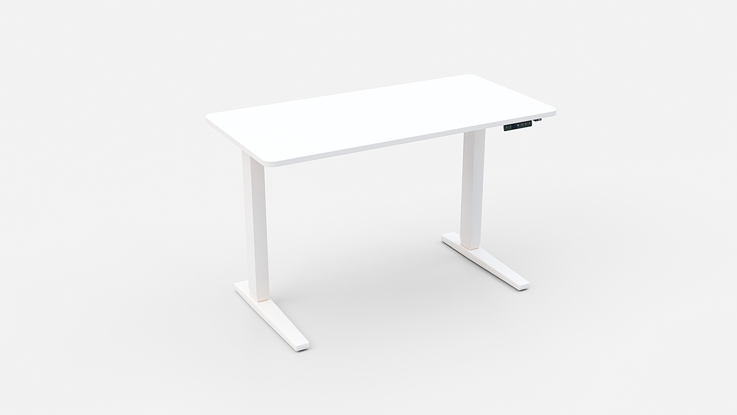 Classic Desk Height Adjustable White