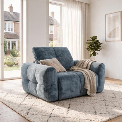 Faringdon Electric Power Recliner Grey Armchair