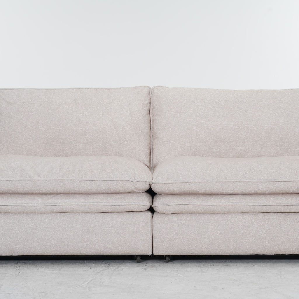 Florence Sofabed Cloud Beige Fabric Electric 2 Seater Sofa