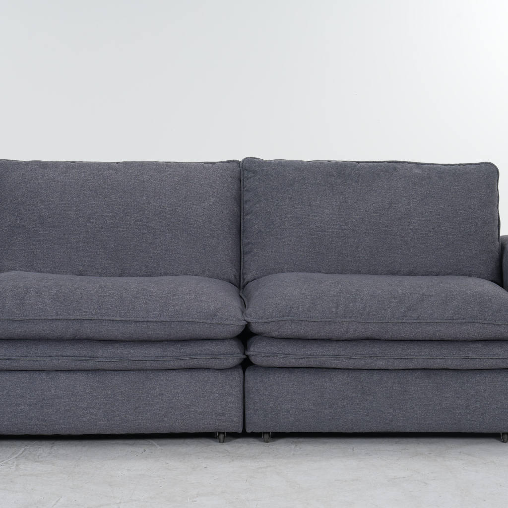 Florence Sofabed Cloud Grey Fabric Electric 2 Seater Sofa