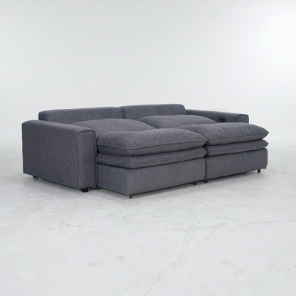 Florence Sofabed Cloud Grey Fabric Electric 2 Seater Sofa