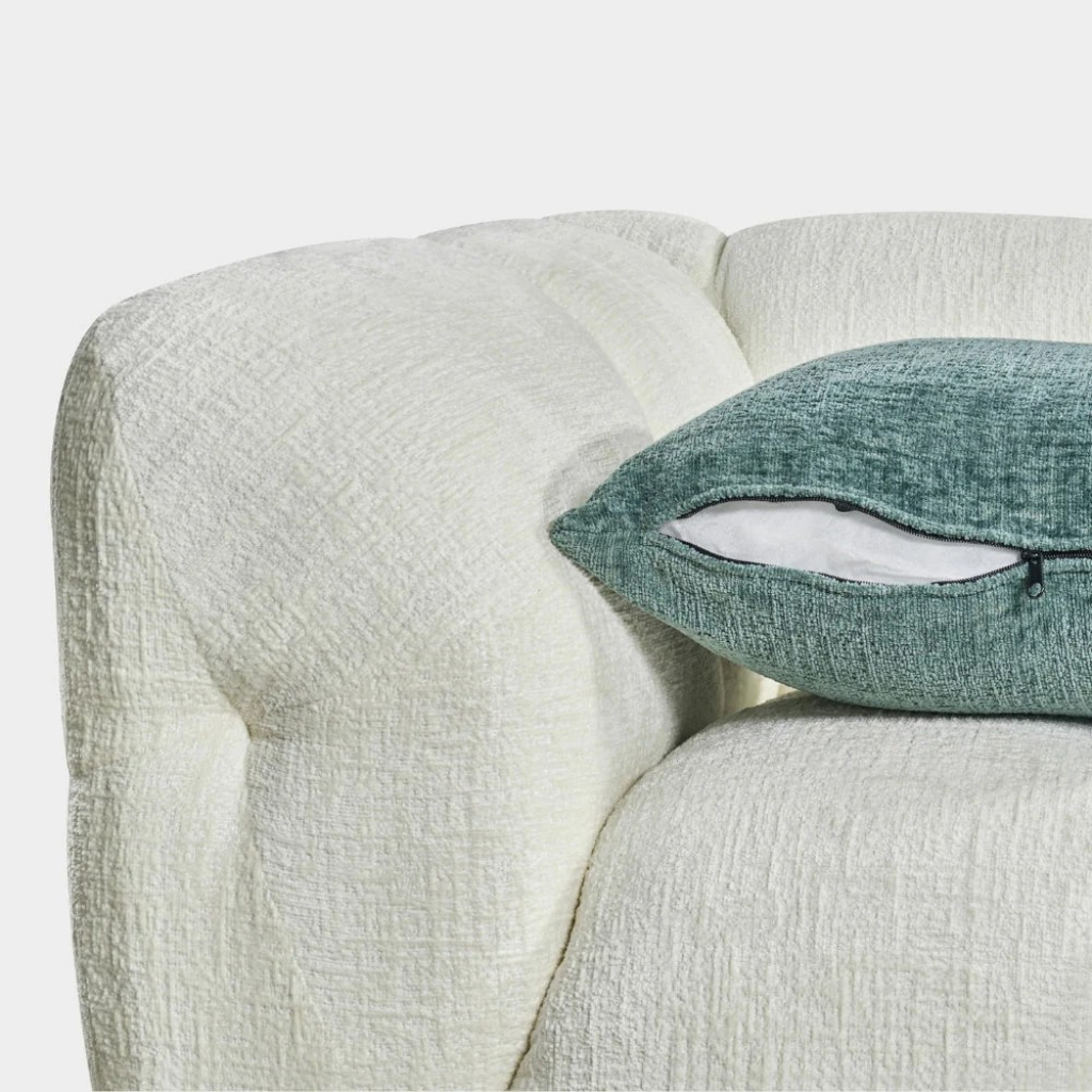 Genoa Beige Fabric Left Hand L-Shape Corner Sofa
