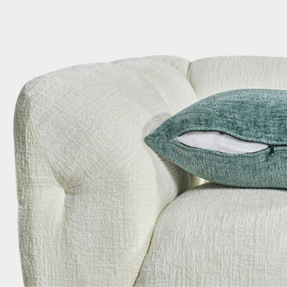 Genoa Beige Fabric Left Hand L-Shape Corner Sofa