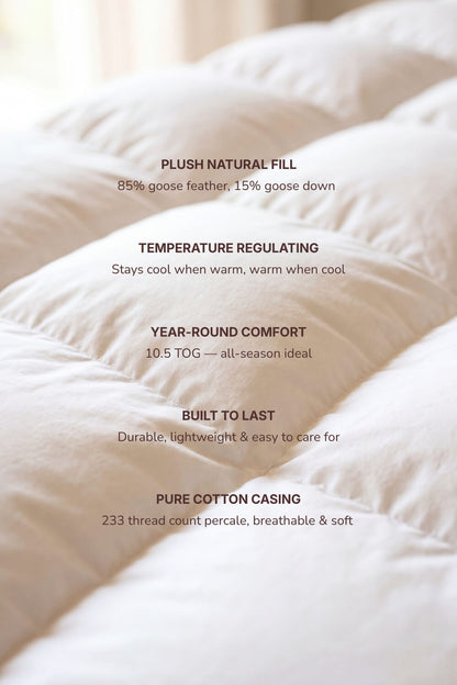 Goose Feather & Down Duvet