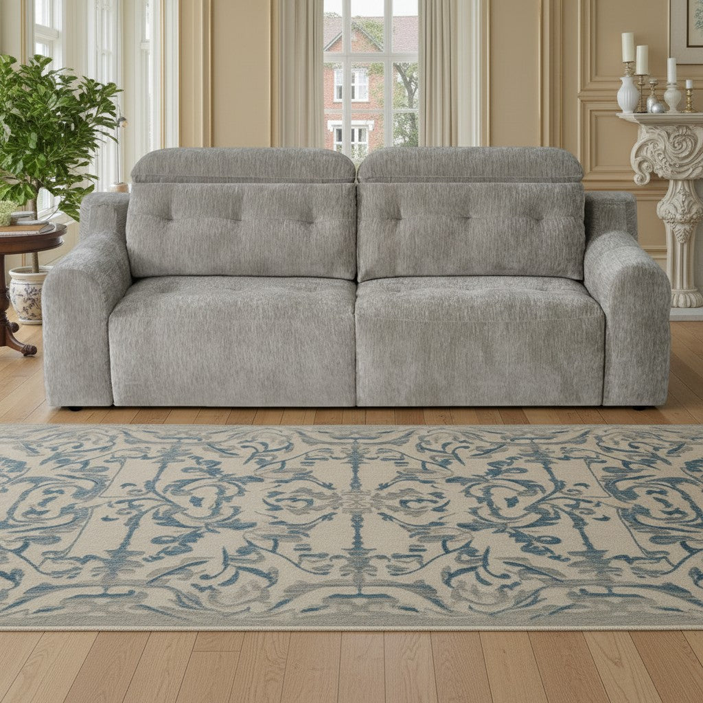 Harrison Electric Sofabed Grey Fabric Sofa