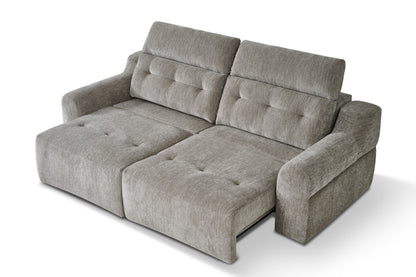 Harrison Electric Sofabed Grey Fabric Sofa