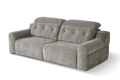 Harrison Electric Sofabed Grey Fabric Sofa