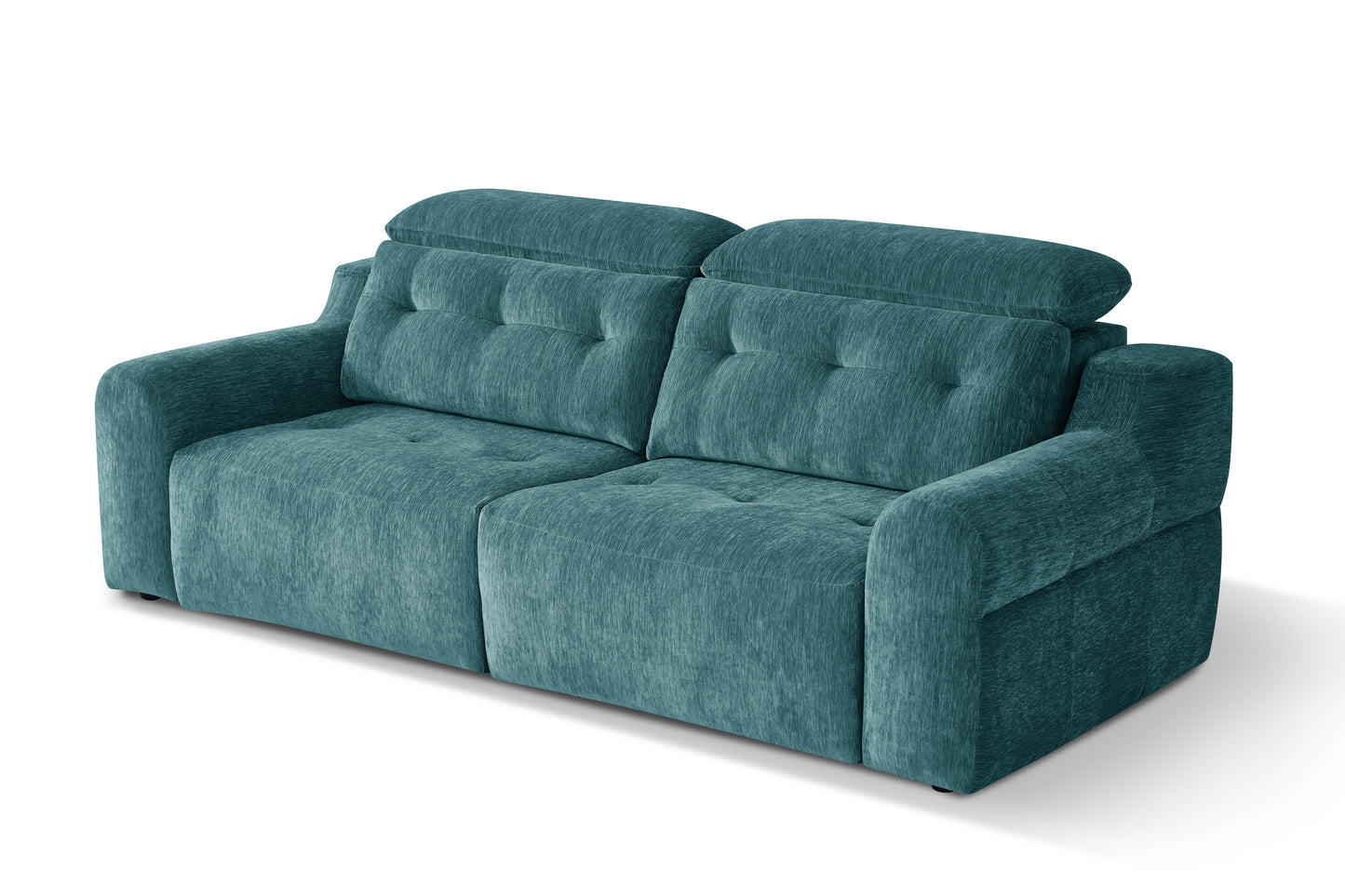 Harrison Electric Sofabed Teal Green Fabric Sofa