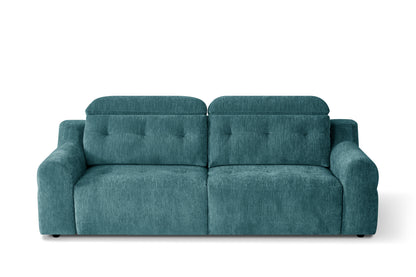 Harrison Electric Sofabed Teal Green Fabric Sofa