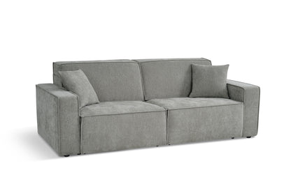 Houston Electric Sofabed Grey Fabric 3 Seater Sofa