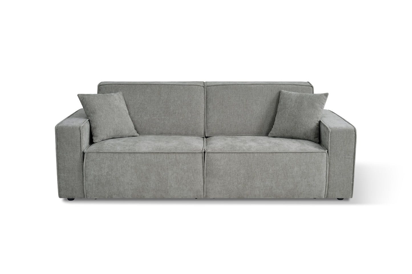 Houston Electric Sofabed Grey Fabric 3 Seater Sofa