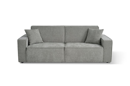 Houston Electric Sofabed Grey Fabric 3 Seater Sofa