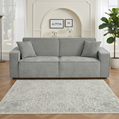 Houston Electric Sofabed Grey Fabric 3 Seater Sofa