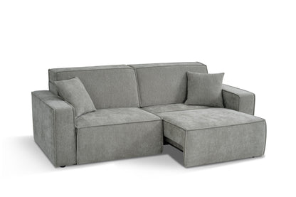 Houston Electric Sofabed Grey Fabric 3 Seater Sofa