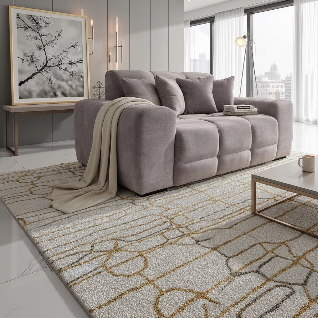Jacob Mocha Brown Fabric 2 Seater Sofa