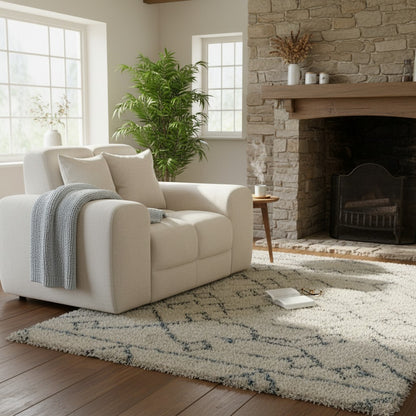 Jacob Natural Beige Fabric Armchair
