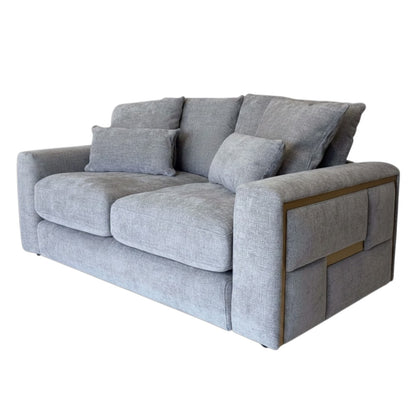 Jupiter Grey Fabric 3 Seater Sofa