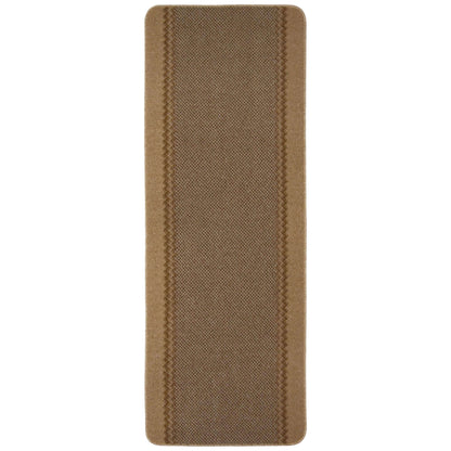 Washable Bordered Beige Rug  | 116B