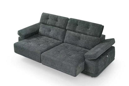 Kendal Floating Sofabed Dark Grey Fabric Sofa