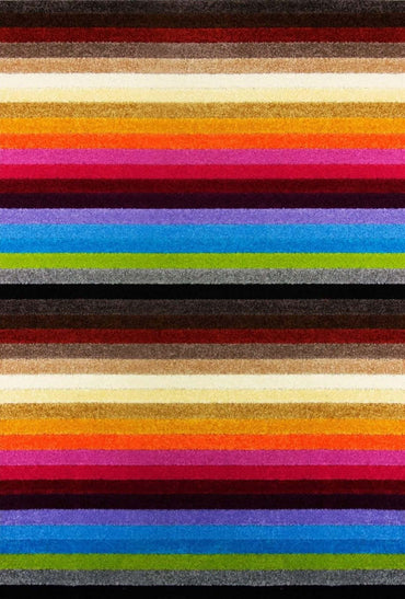 Alya Striped Multicolour Rugs | 117M