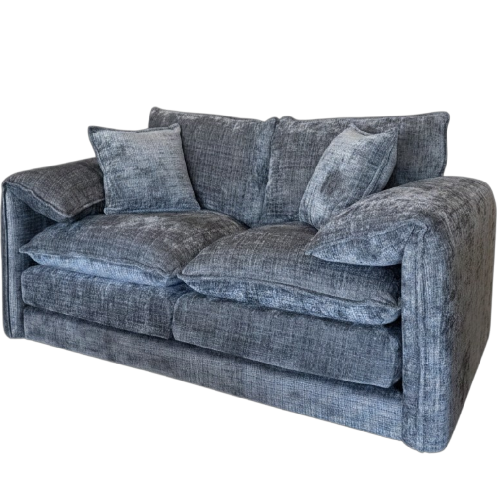 Laguna Grey Fabric 2 Seater Sofa